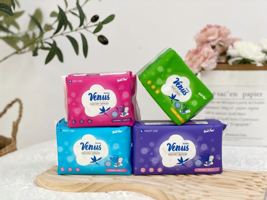 mesh sanitary napkin