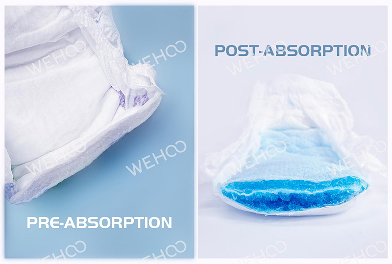 Combined Core Top layer SAP Paper Bottom layer pulp & SAP