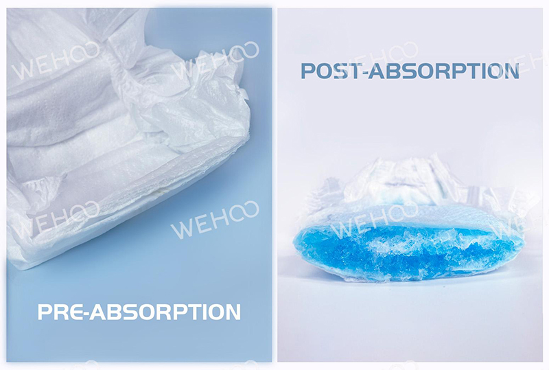 SAP Paper ( 5 layer SAP + Nonwoven )